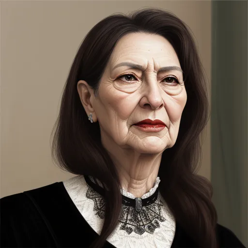anima porn pictures - a painting of a woman with long hair and a black dress shirt and a black necklace with a lace collar, by Michelangelo Merisi Da Caravaggio