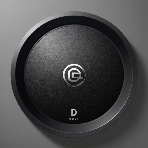people naked pictures - a black button with a silver circle on it's side and a black circle on the front of it, by Chen Daofu